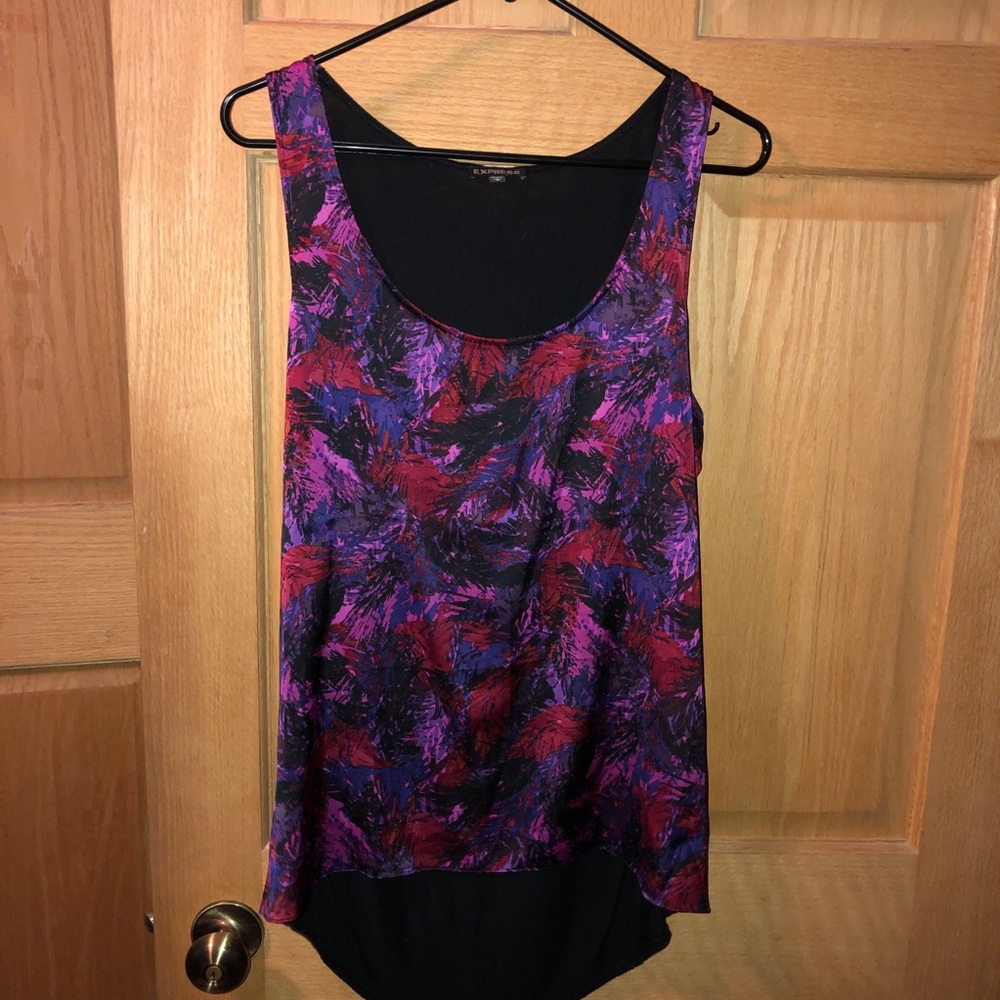 Red/Purple Express Sleeveless Women’s Blouse
